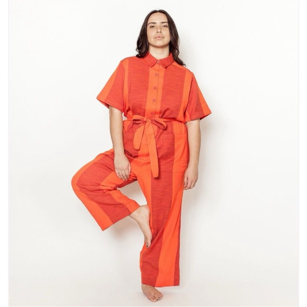 Women's Orange Jumpsuit